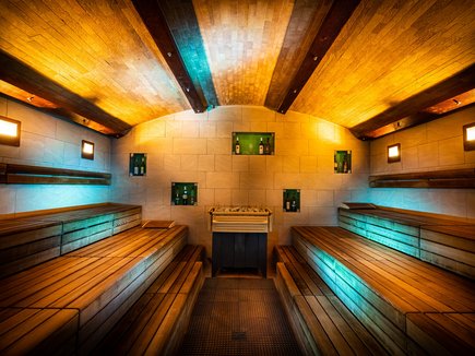 Weinkellersauna im Saunadorf Weinkellersauna im Saunadorf