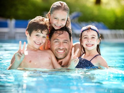 Badespaß mit den Kindern 