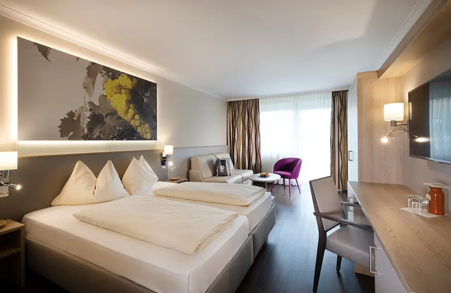 Wohlfühl Doppelzimmer Caesare im Vitalhotel der Parktherme Wohlfühl Doppelzimmer Caesare im Vitalhotel der Parktherme