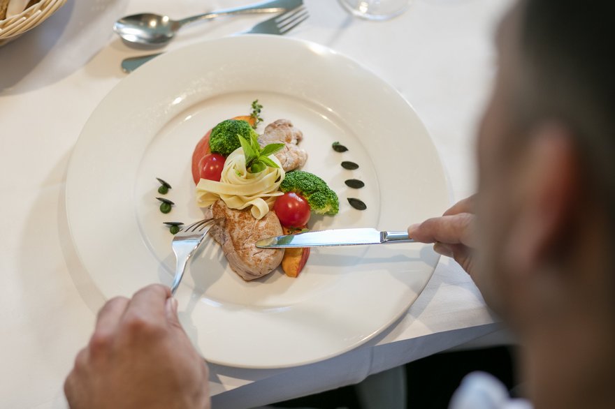 Kulinarische Gaumenfreuden im Restaurant Fontäne und Mehrblick in der Parktherme Bad Radkersburg