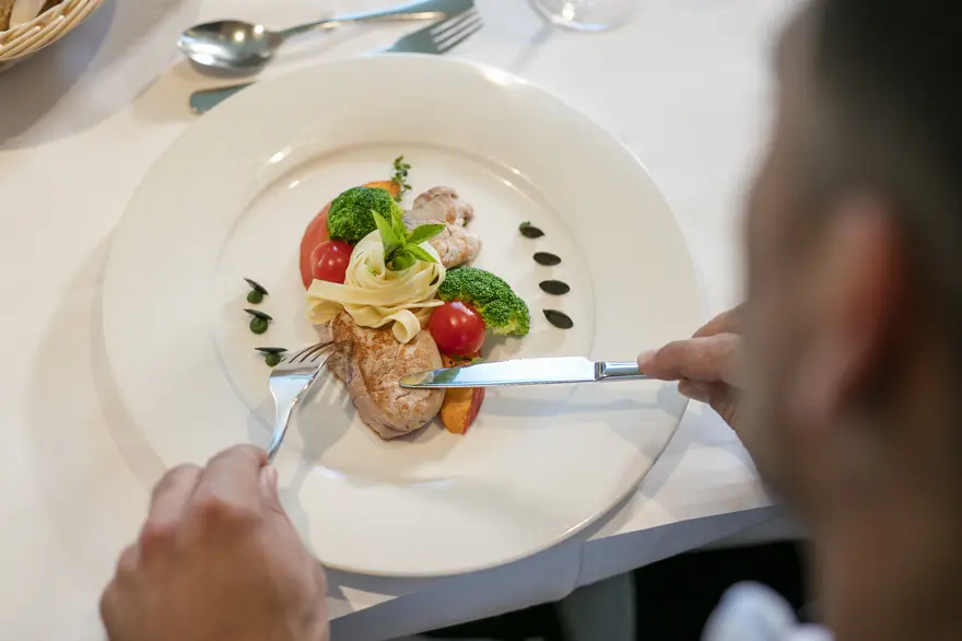 Kulinarische Gaumenfreuden im Restaurant Fontäne und Mehrblick in der Parktherme Bad Radkersburg