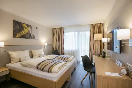 Gemütliches Doppelzimmer im Vitalhotel der Parktherme