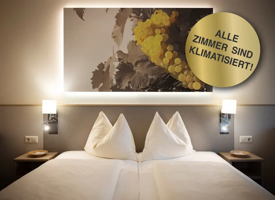 Klimatisiertes Zimmer im Vitalhotel der Parktherme Bad Radkersburg. Klimatisiertes Zimmer im Vitalhotel der Parktherme Bad Radkersburg.