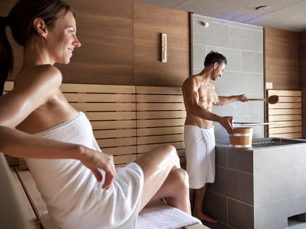 Saunadorf der Parktherme