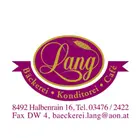 Logo der Bäckerei und Konditorei Lang. Logo der Bäckerei und Konditorei Lang.