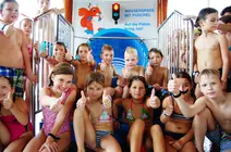 Eröffnung der Familien Rutsche in der Parktherme in Bad Radkersburg.