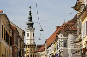 Rathausturm Bad Radkersburg in der Nähe vom Vitalhotel der Parktherme (c) Bergmann