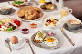 Frühstück im Vitalhotel in Bad Radkersburg. Frühstück im Vitalhotel in Bad Radkersburg.