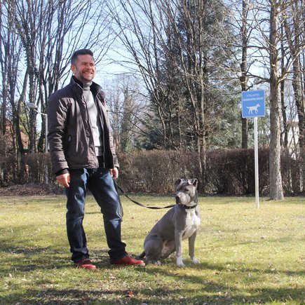 Hundespielwiese im Vitalhotel der Parktherme